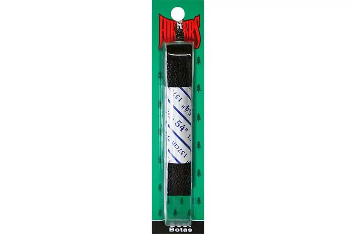 10 seconds Flat Athletic Laces, 54in, Black